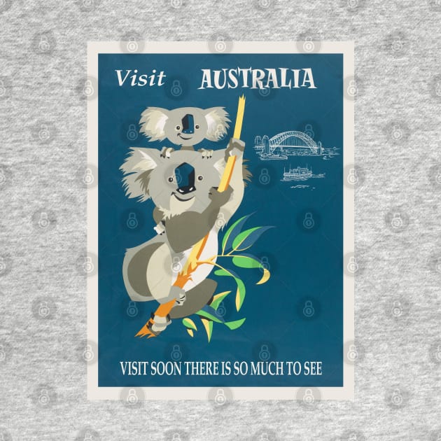 Travel - Visit  Australia by CozyCanvas